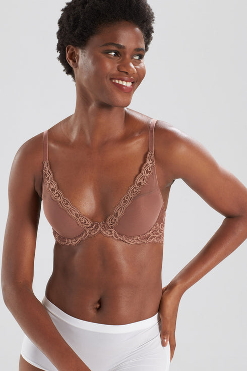 Natori Feathers Contour Plunge
